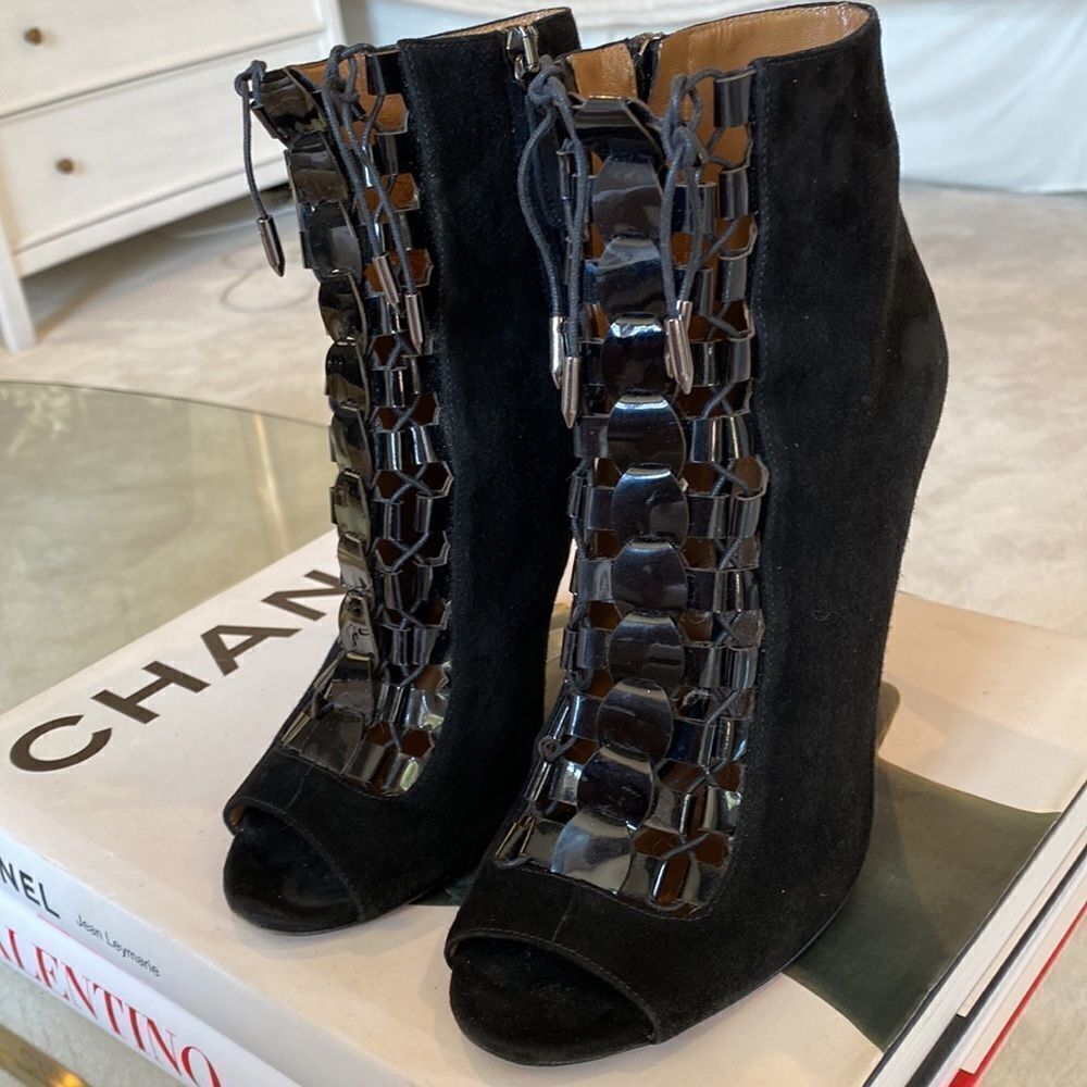 Aquazzura Suede Booties 